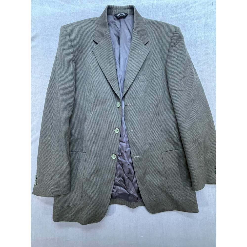 Giorgio Valentini Angelico Men Suit‎ Blazer Gray 100% Wool 40R